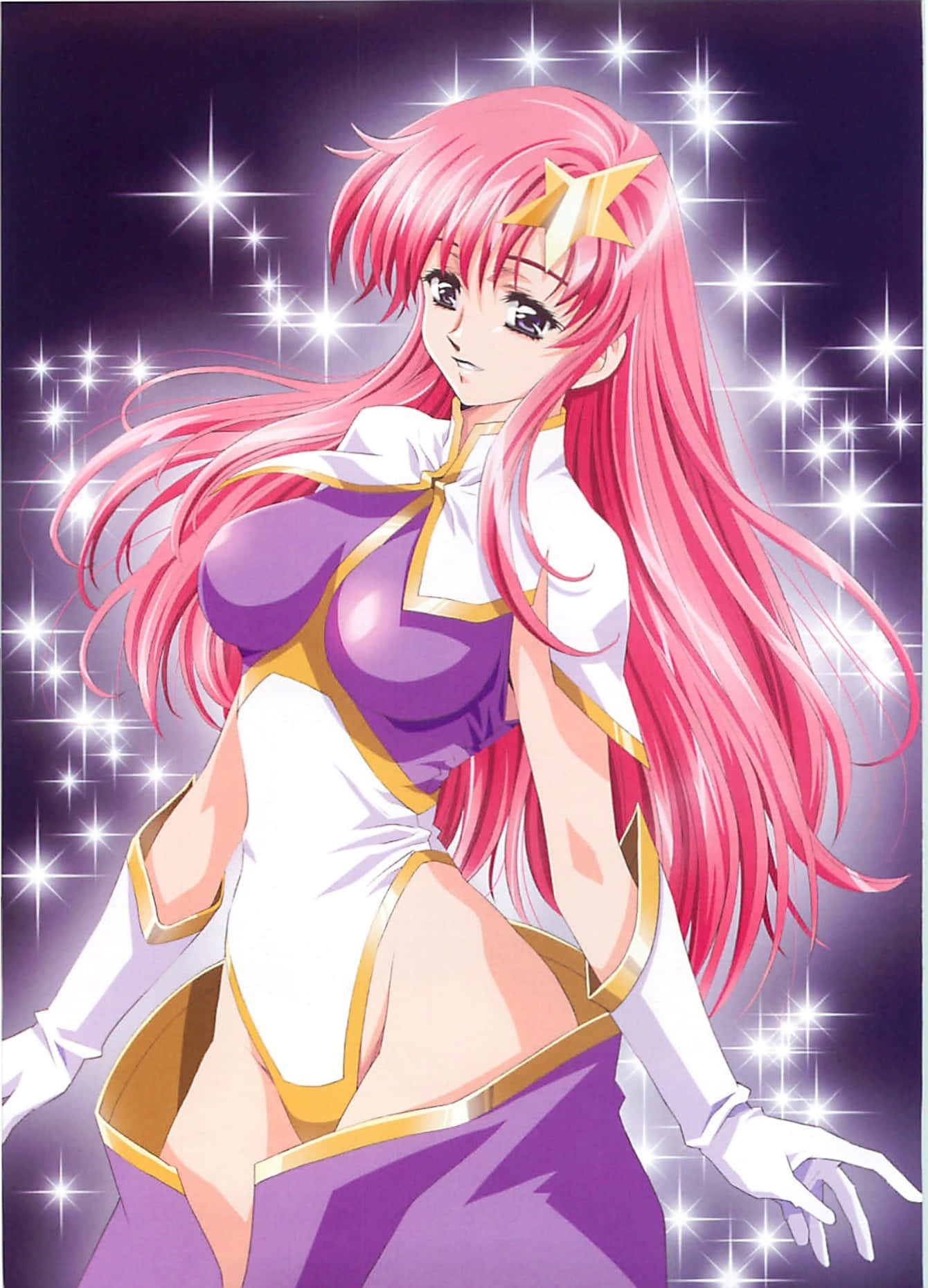 The Enchanting Meer Campbell From Gundam Seed Wallpaper