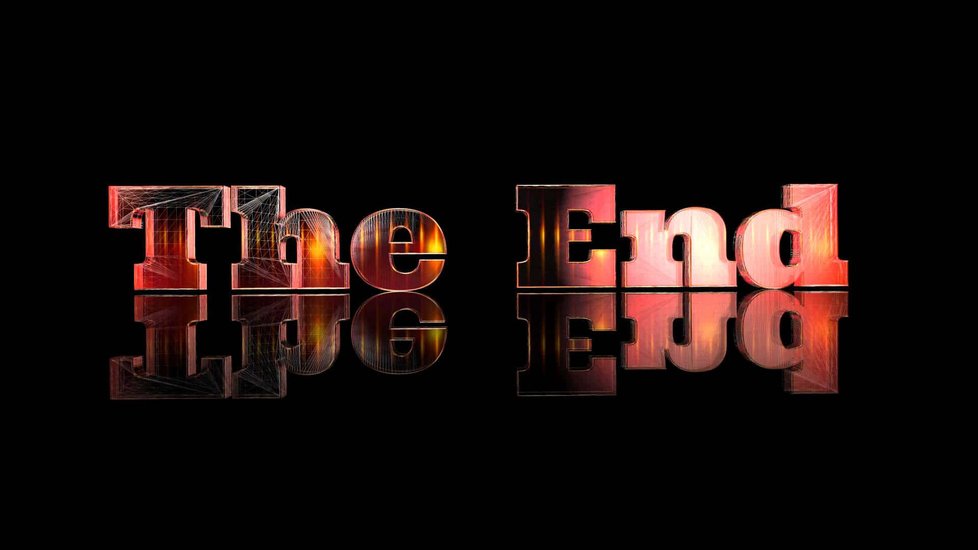 Mesmerizing Sunset Signifying 'the End' Wallpaper