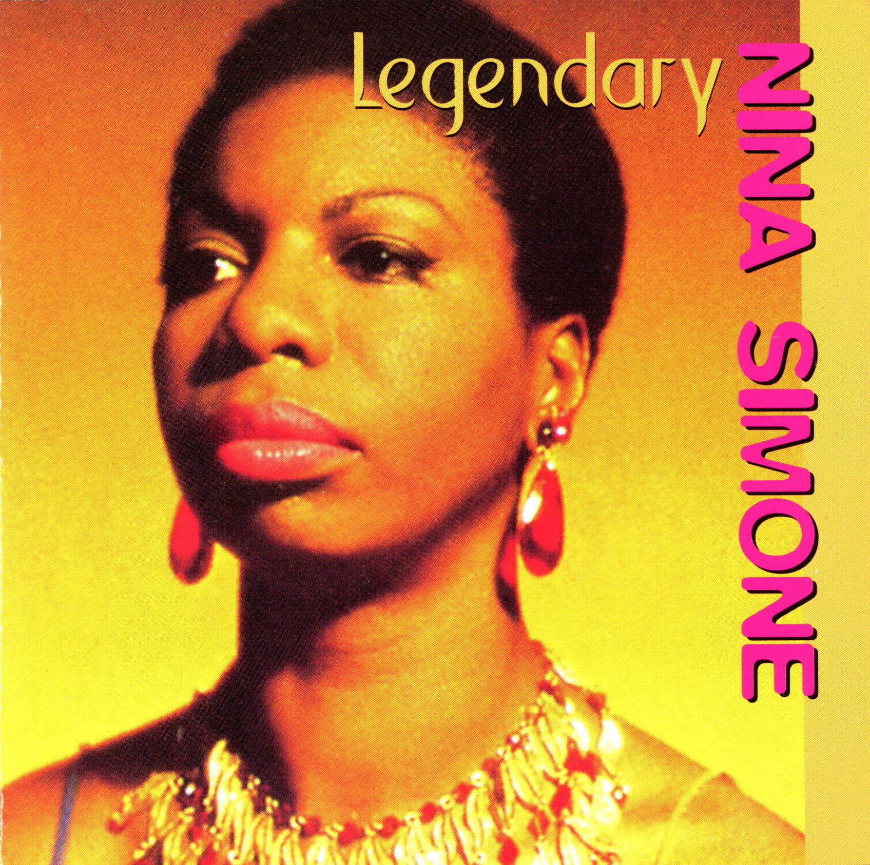 Den Essentielle Nina Simone Album Cover Tapet Wallpaper