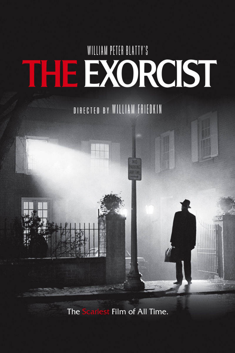 Den Exorcist Mest Skræmmende Film Of All Time Wallpaper Wallpaper