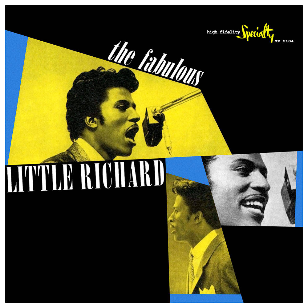 Det Fabulous Little Richard 1959 Album Cover Tapet. Wallpaper