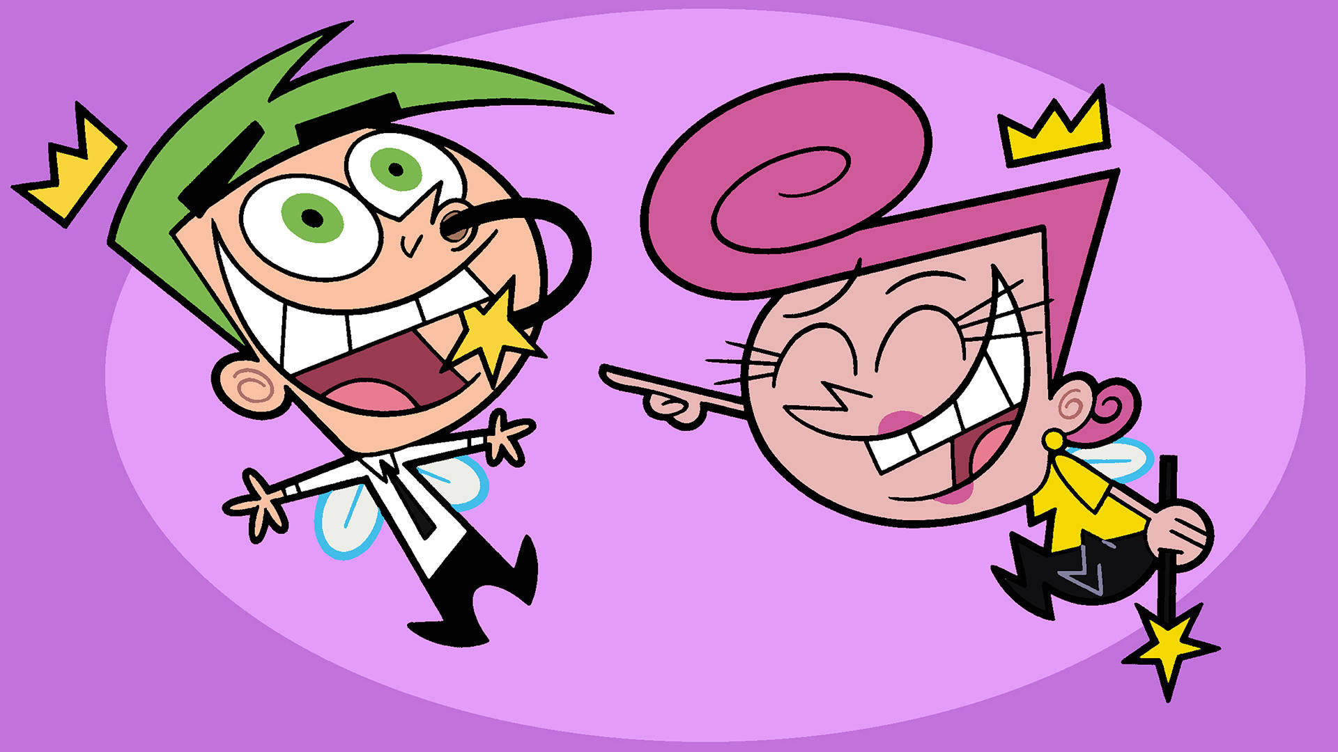 The Fairly Oddparents Laughing Fairies Wallpaper
