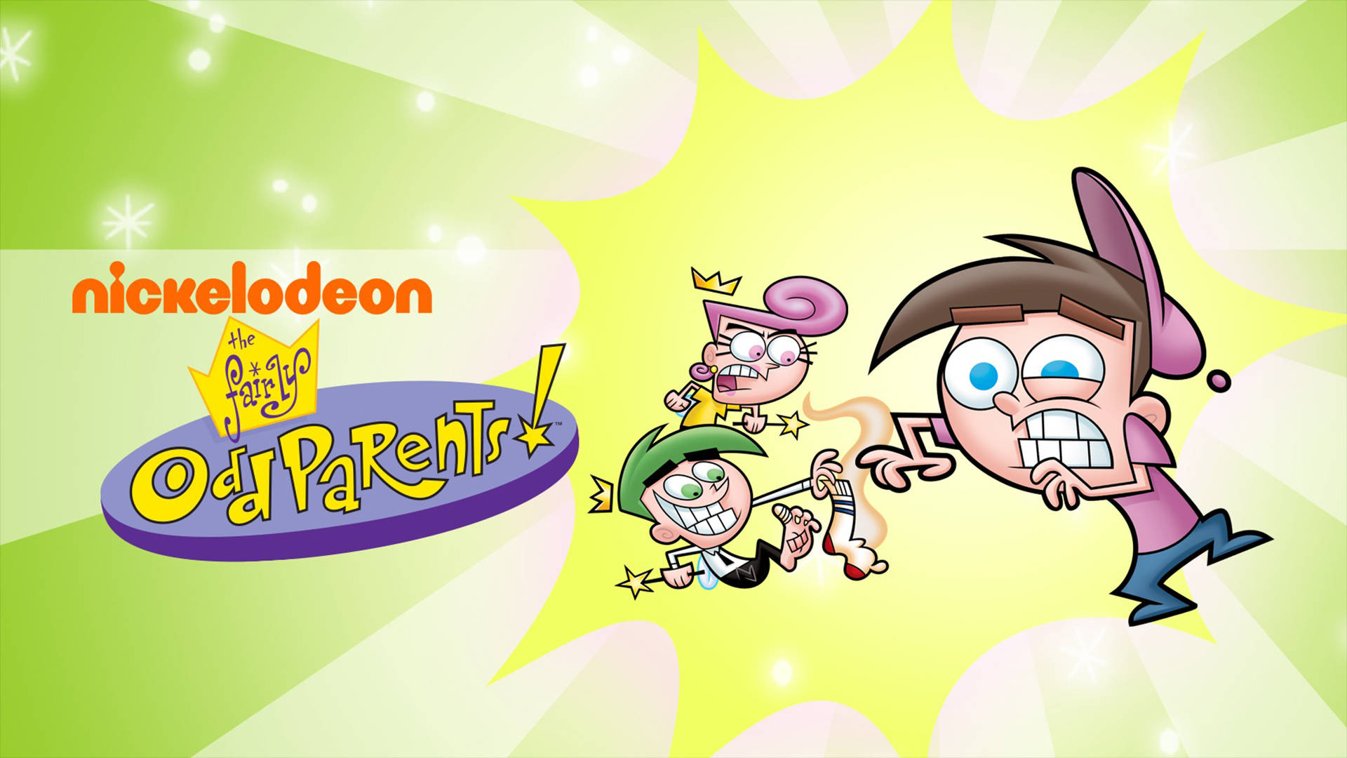 Den Fairly Oddparents Nickelodeon tegnefilm tema Wallpaper