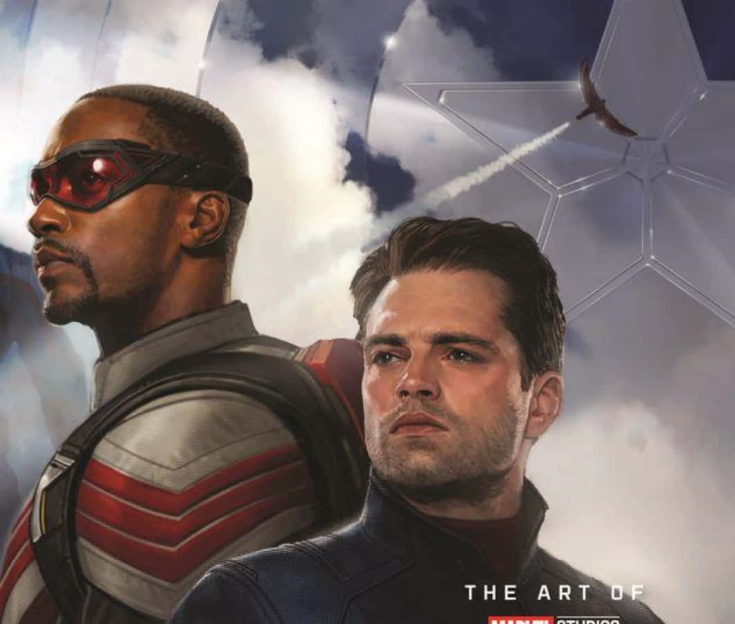 The Falcon And The Winter Soldier Digital Painting Wallpaper