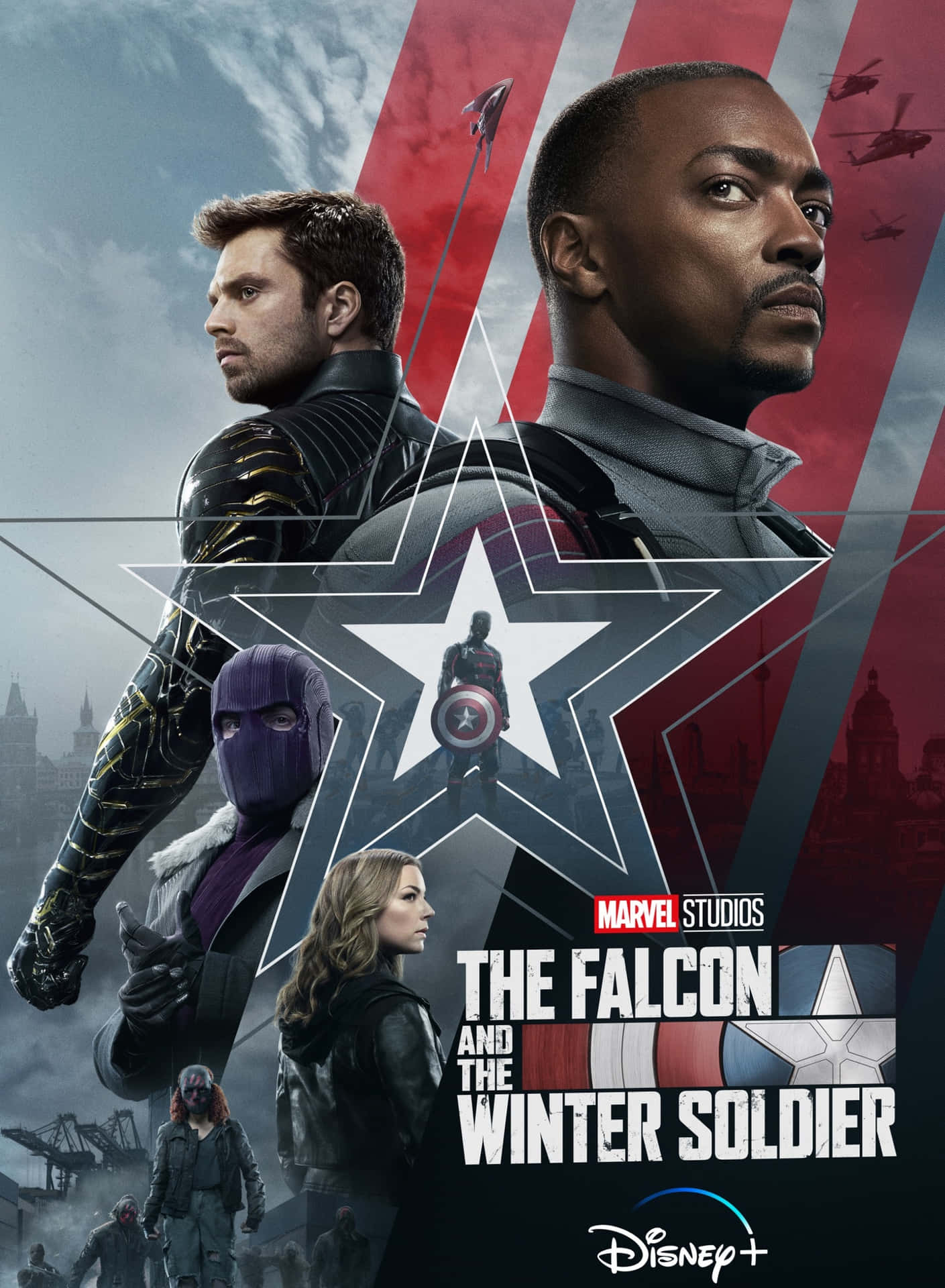 The Falcon And The Winter Soldier TV Series Wallpaper