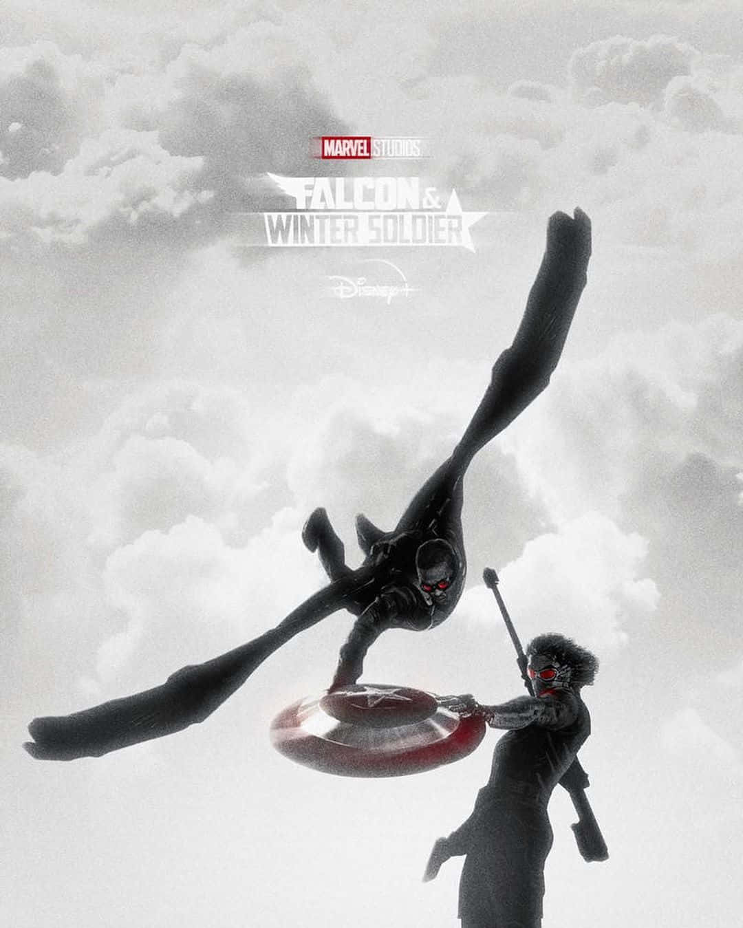 The Falcon And The Winter Soldier Main Protagonists Wallpaper