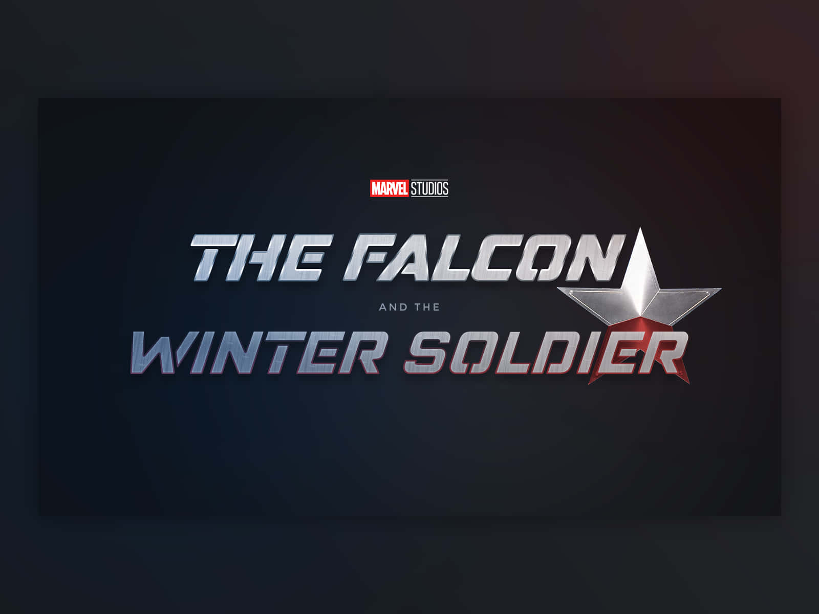 Den Falcon og Vintersoldaten Minimalist Plakat Tapet. Wallpaper