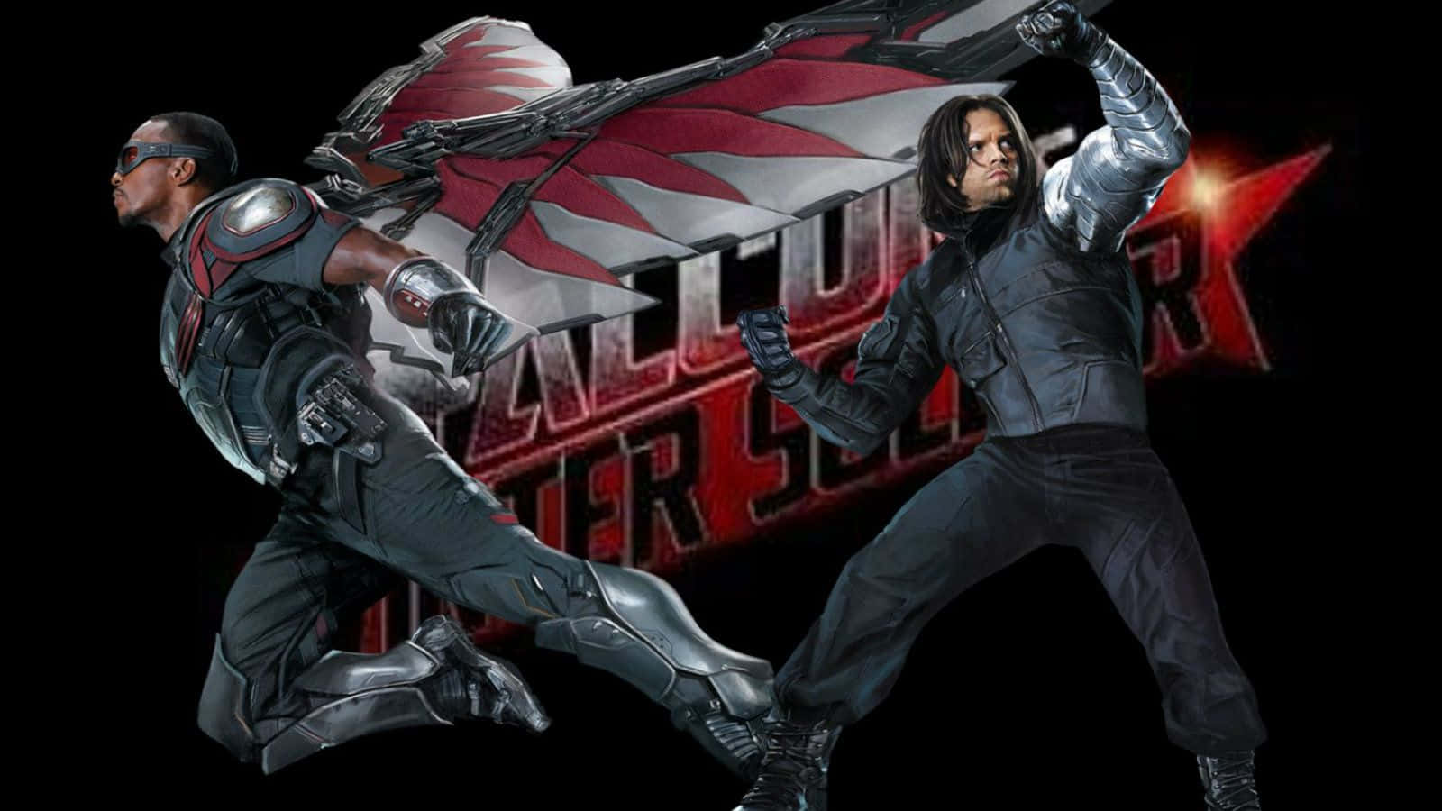 The Falcon And The Winter Soldier Marvel Heroes Wallpaper