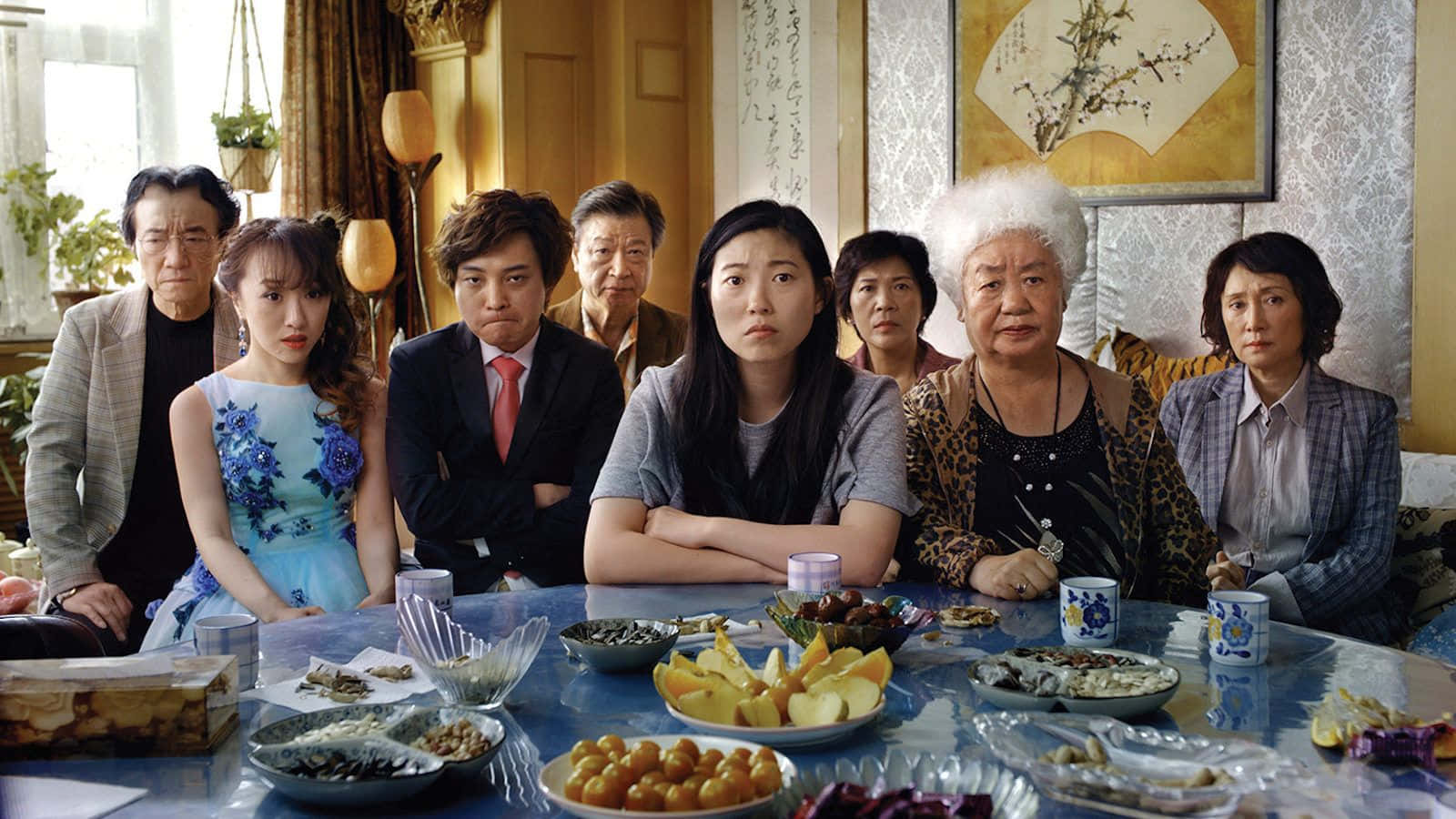 The Farewell Movie Still - Emotional Family Gathering Scene Wallpaper