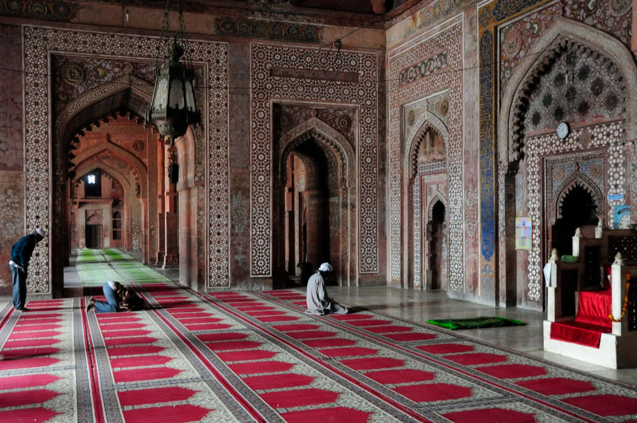 The Features Of Jama Masjid In Fatehpur Sikri Wallpaper