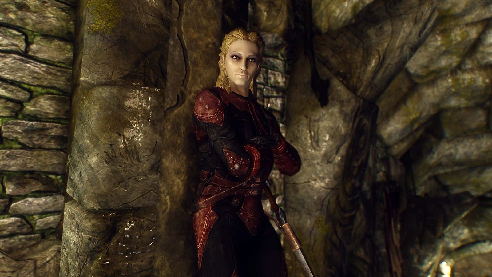 The Fierce And Powerful Leader Astrid From The World Of Skyrim Wallpaper