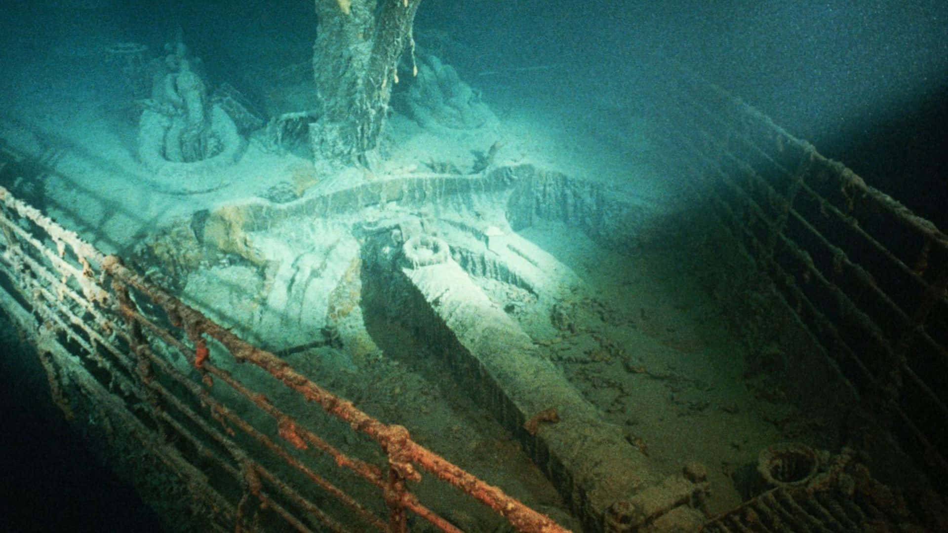 The Final Resting Place - Titanic Wreck Underwater Wallpaper