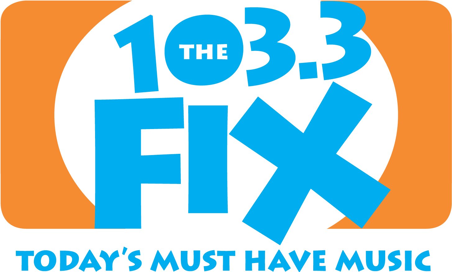 The Fix1033 Radio Station Logo PNG