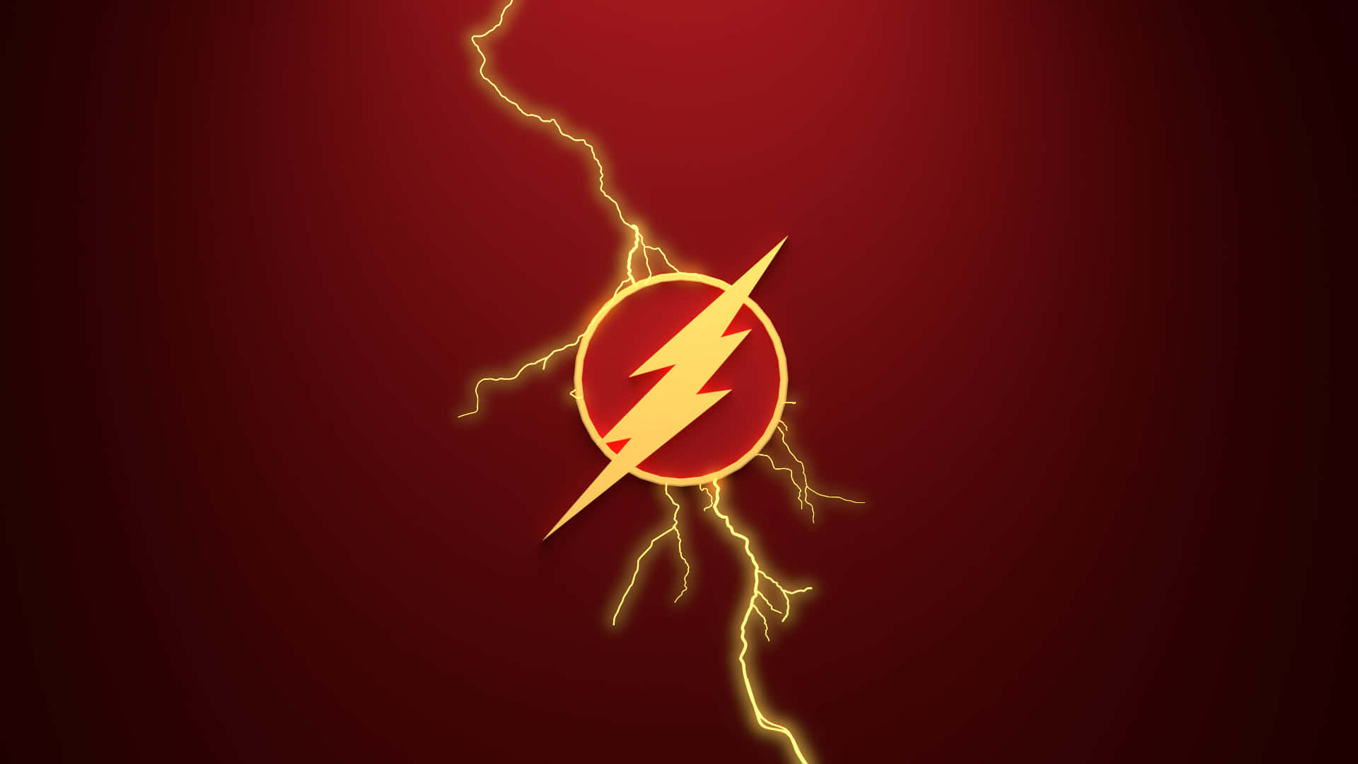 Barry Allen running with The Flash super-speed