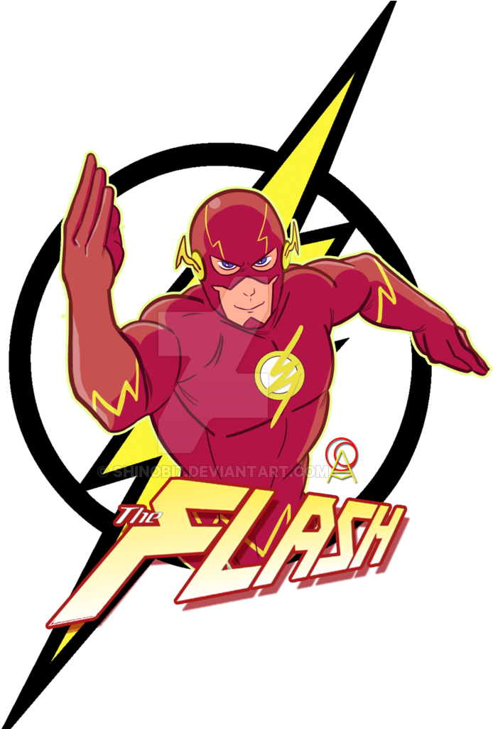 The Flash Animated Character Logo PNG