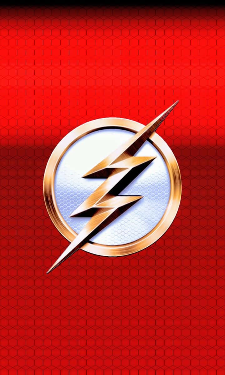 The Flash Emblemon Red Background.jpg Wallpaper