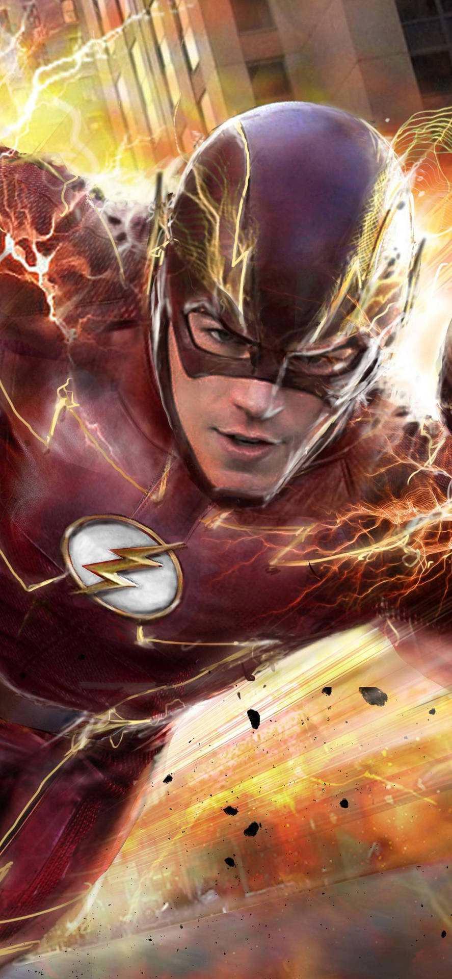 The Flash iPhone Electric Wallpaper