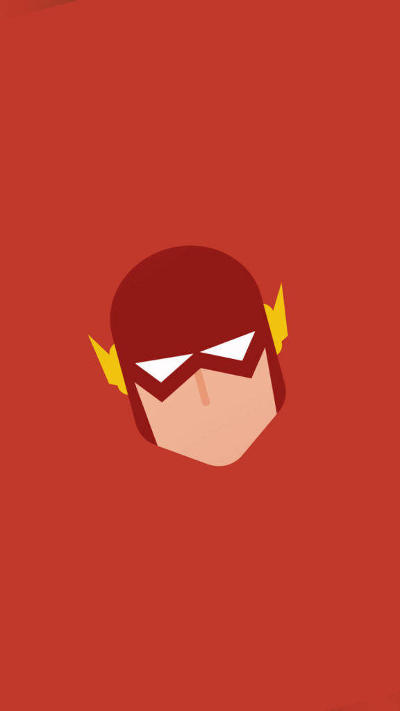Download The Flash iPhone Face Drawing Wallpaper | Wallpapers.com