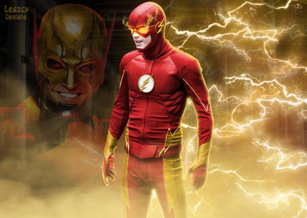 The Flash Lightning Speed Background