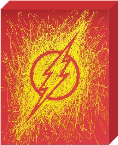 The Flash Logo Energy Background PNG
