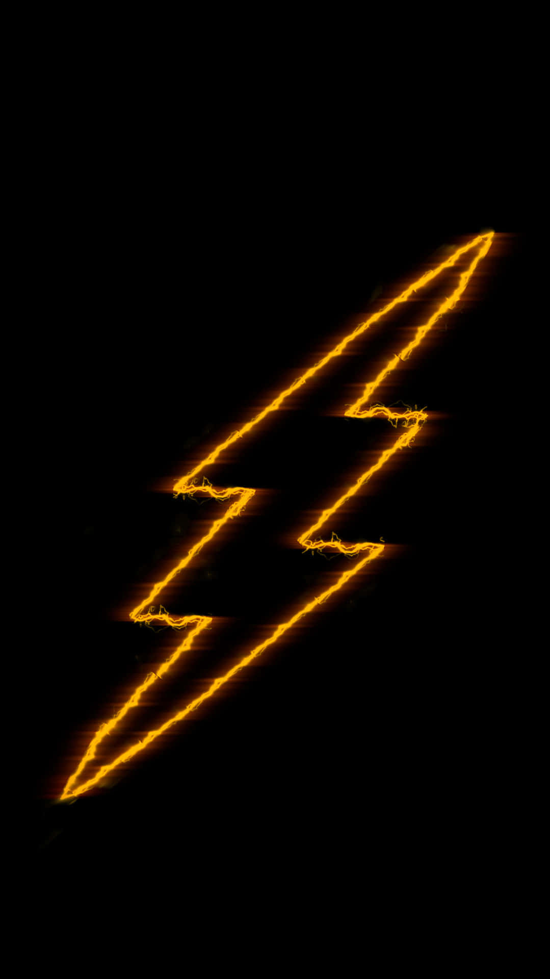 The Flash Logo Fire Effect Wallpaper