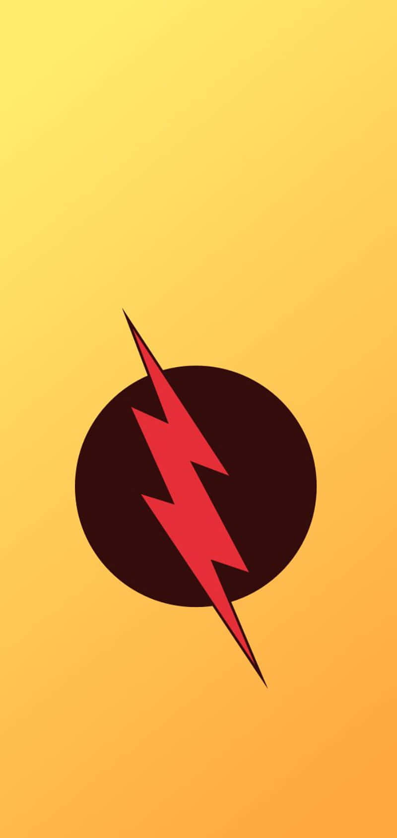 The Flash Logo Gradient Background Wallpaper