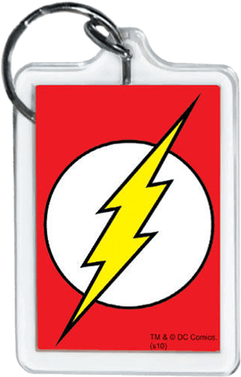 The Flash Logo Keychain PNG