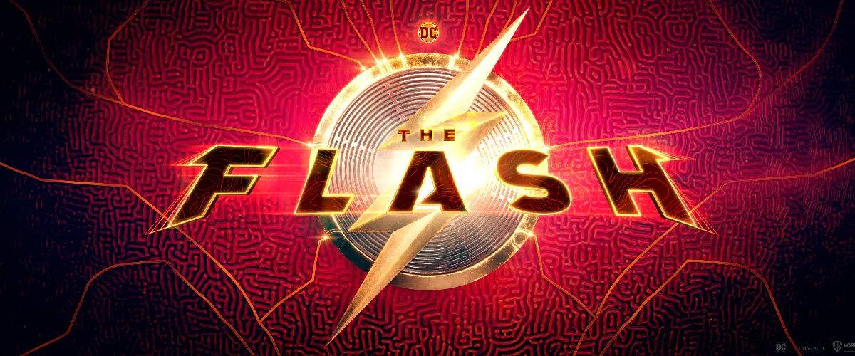 The Flash Logo With Fast Symbol Background
