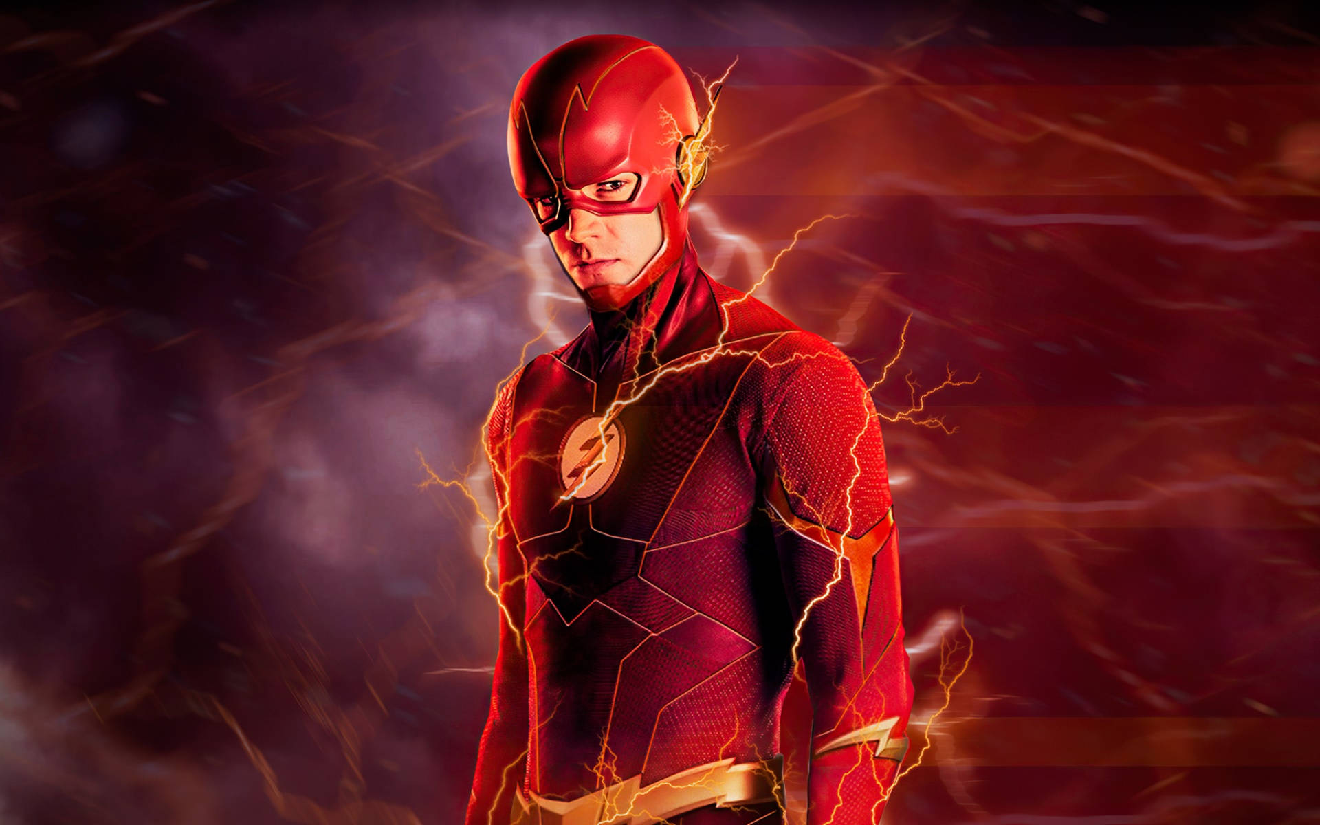 The Flash Movie American Actor Grant Gustin Wallpaper