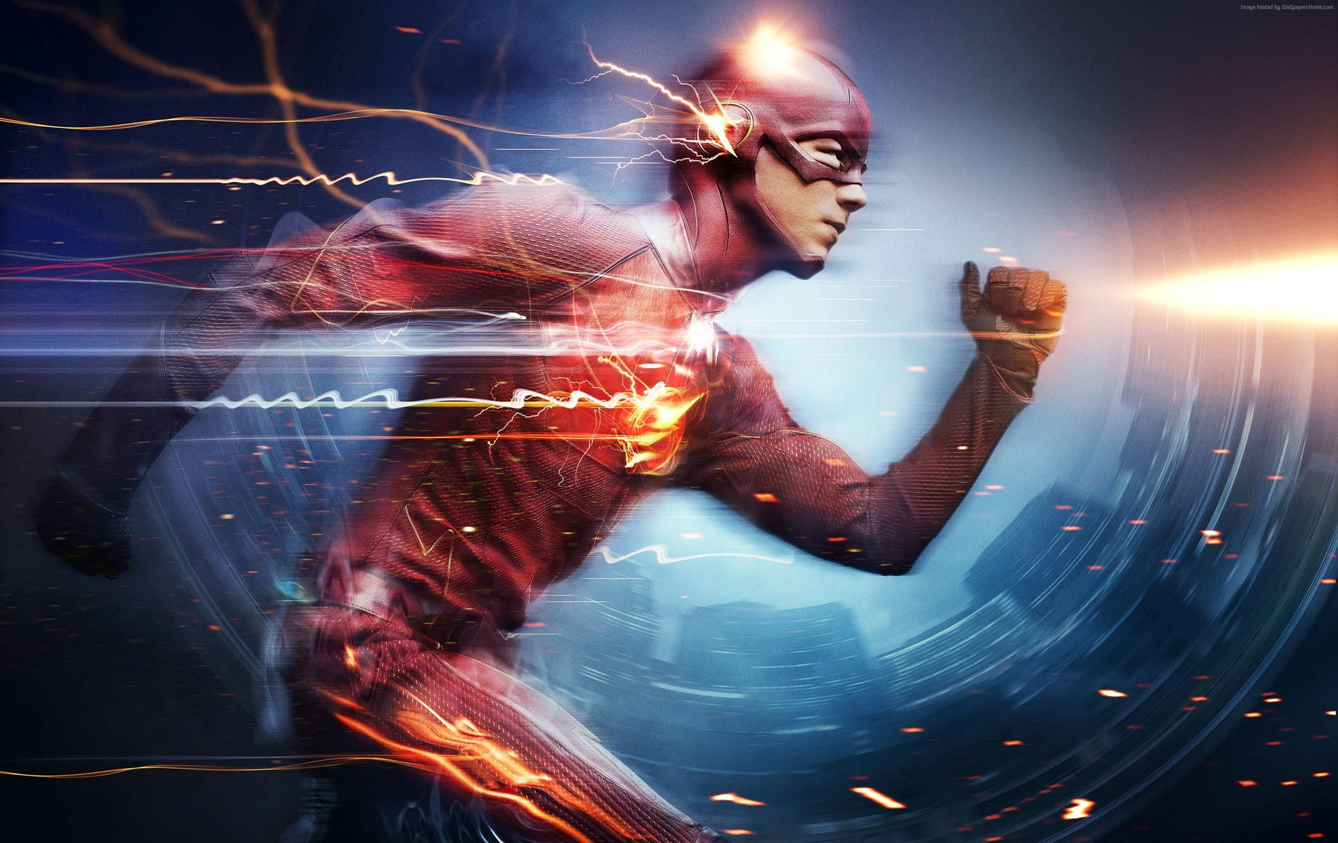 The Flash Movie Barry Allen Lightning Speed Wallpaper