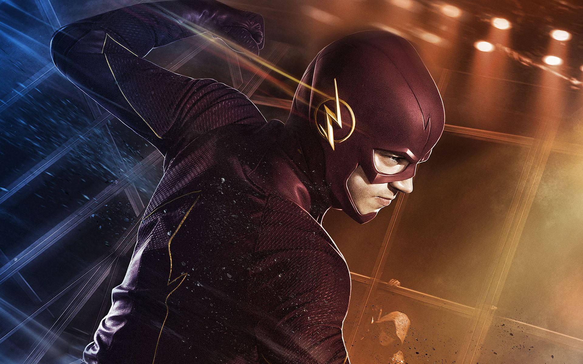 The Flash Movie Grant Gustin As Barry Miller Wallpaper