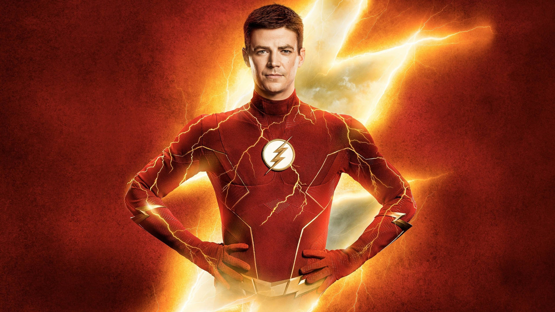 The Flash Movie Grant Gustin Television Poster Wallpaper