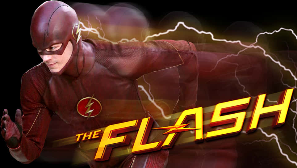 The Flash Speeding Hero PNG