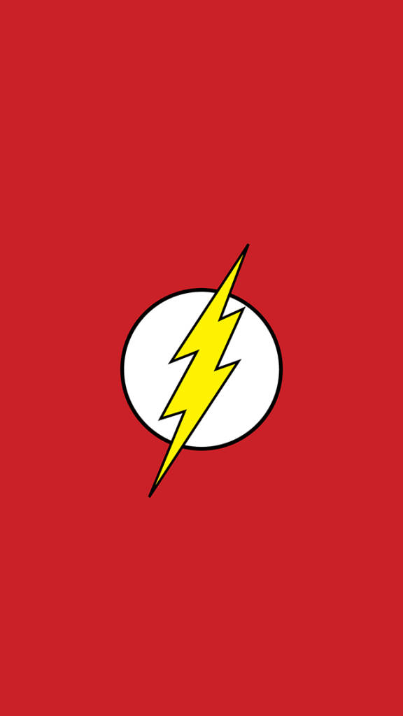 The Flash Symbol Superhero Iphone Background