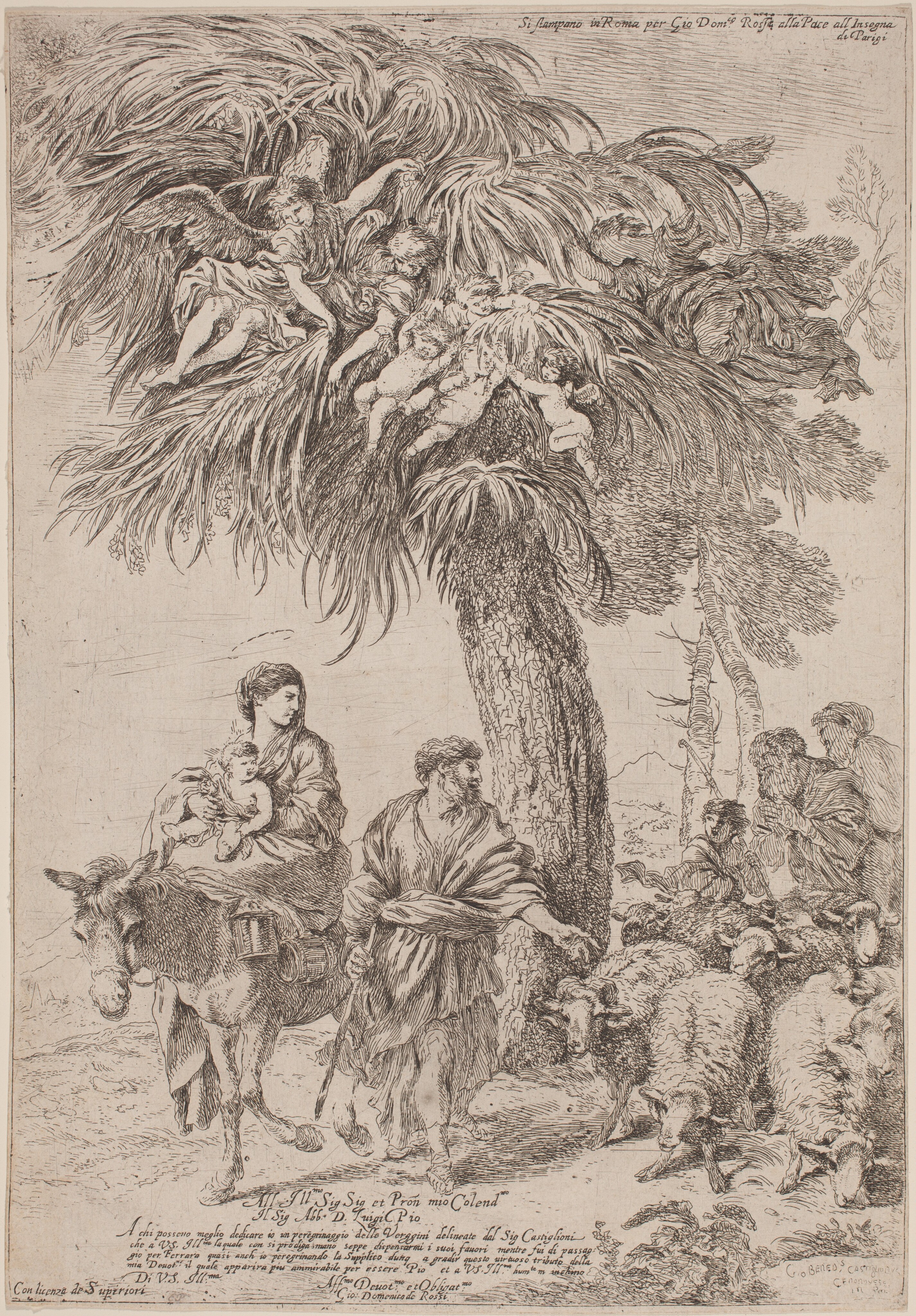 The Flight into Egypt Wallpaper
