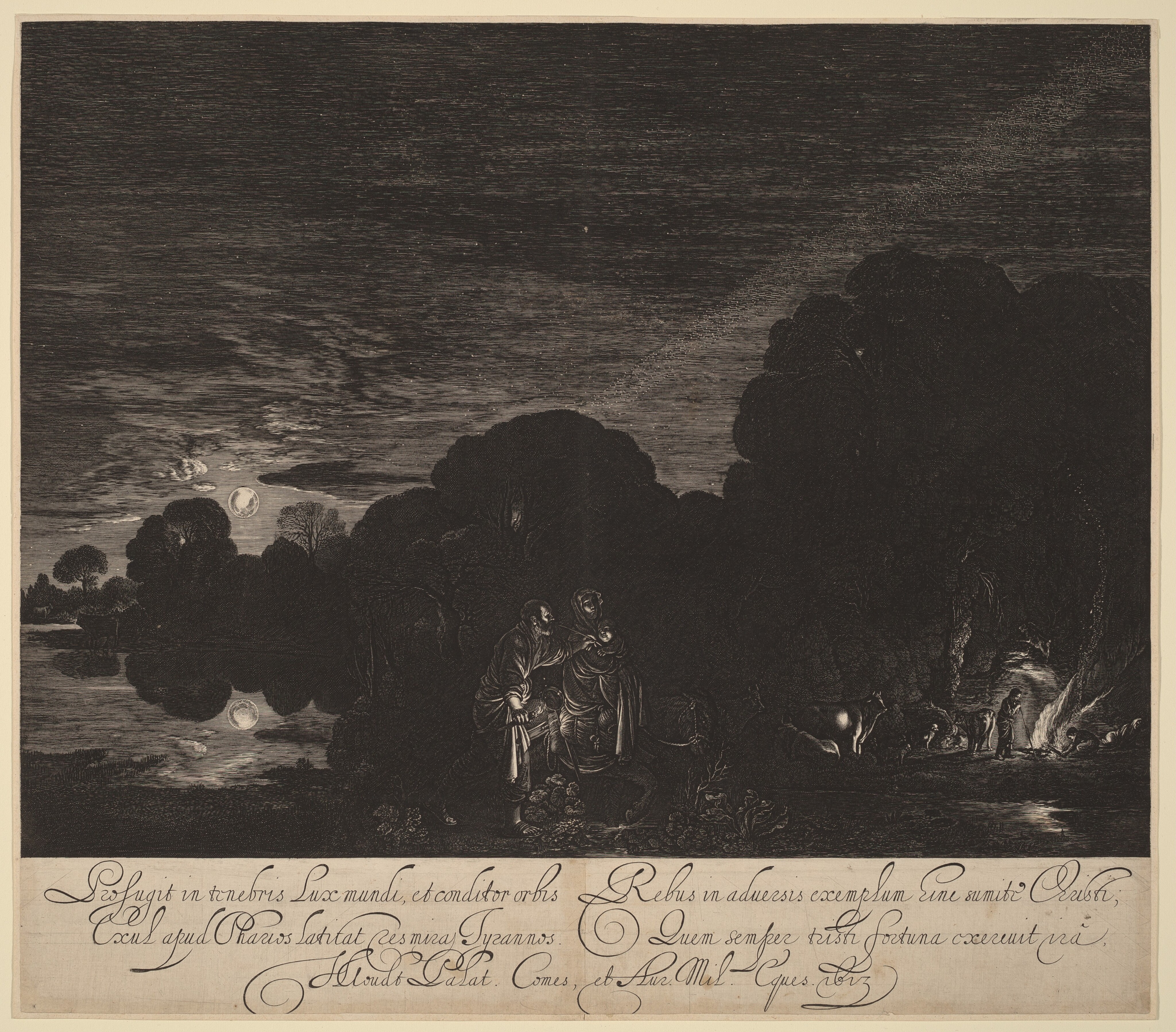 The Flight into Egypt Wallpaper