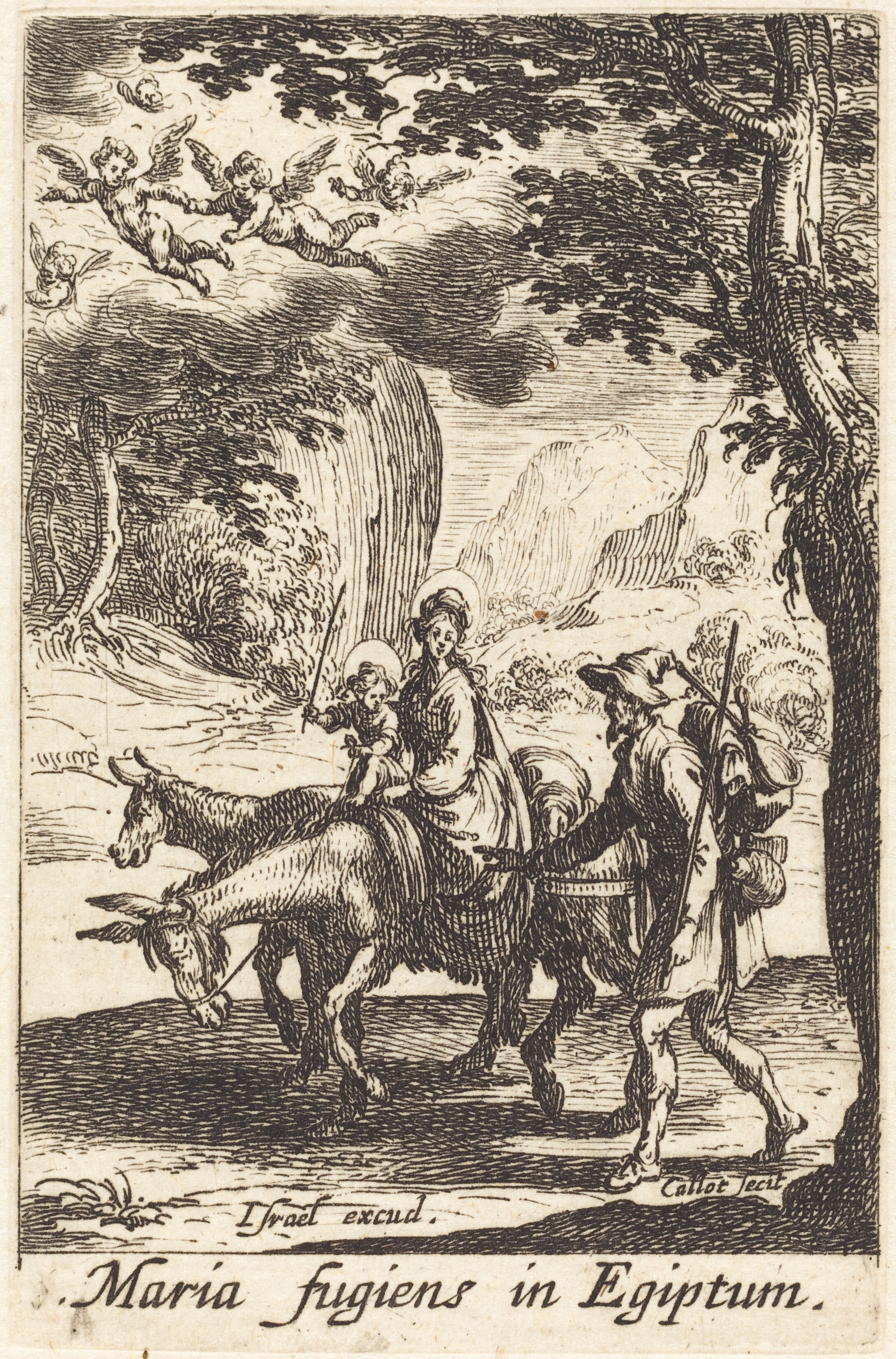 The Flight into Egypt Wallpaper