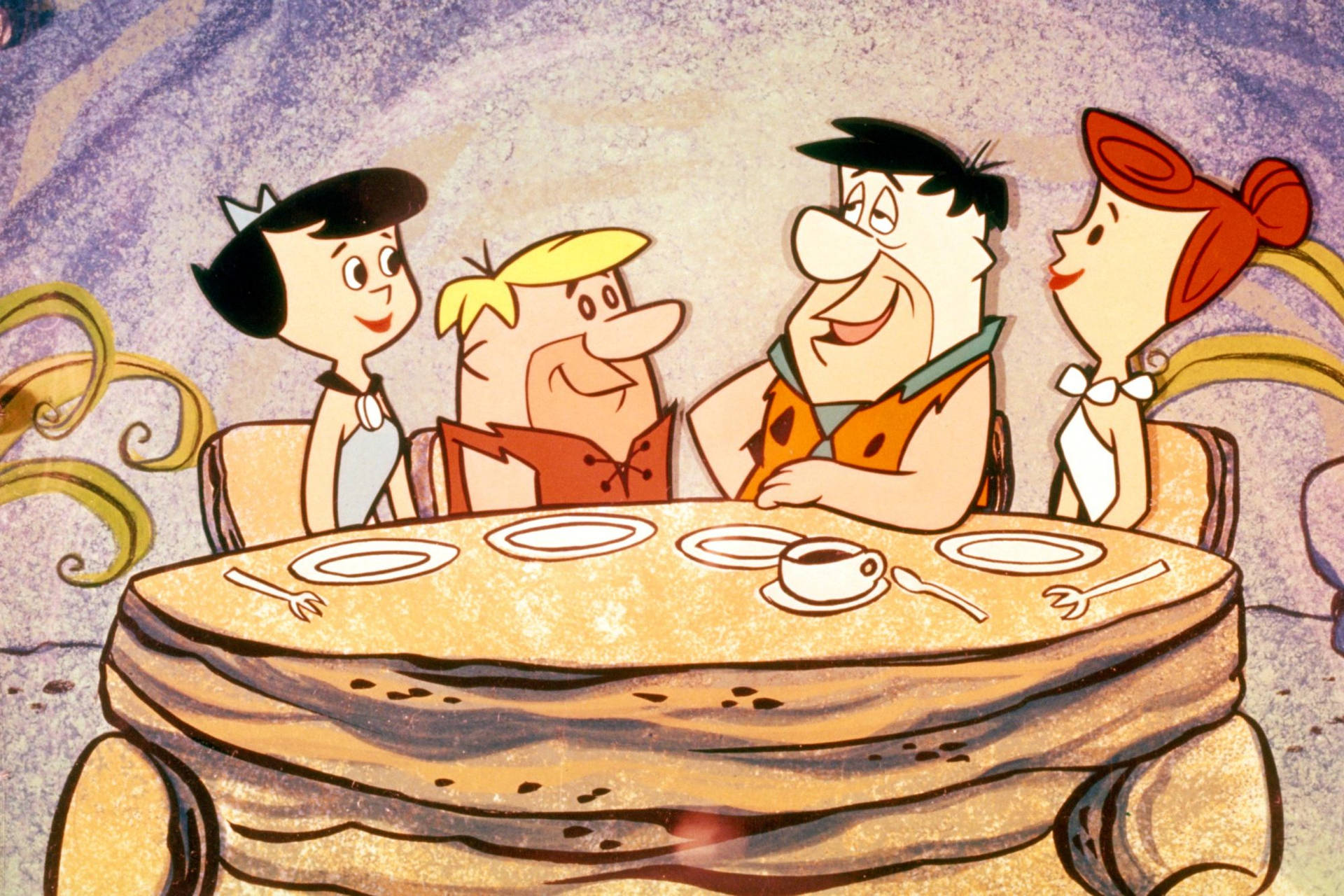 The Flintstones Dinner Wallpaper
