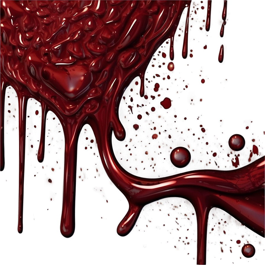 The Fluid Of Existence: Blood Effect Vector Png 04302024 PNG