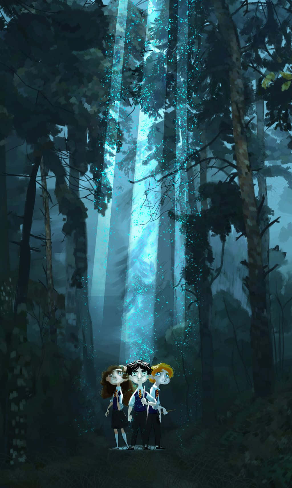 Adventure in The Forbidden Forest Wallpaper