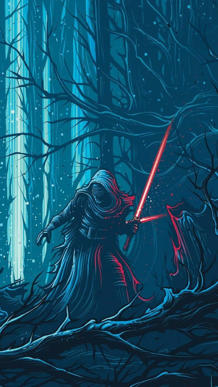 Journey to a galaxy far, far away with The Force Awakens. Wallpaper