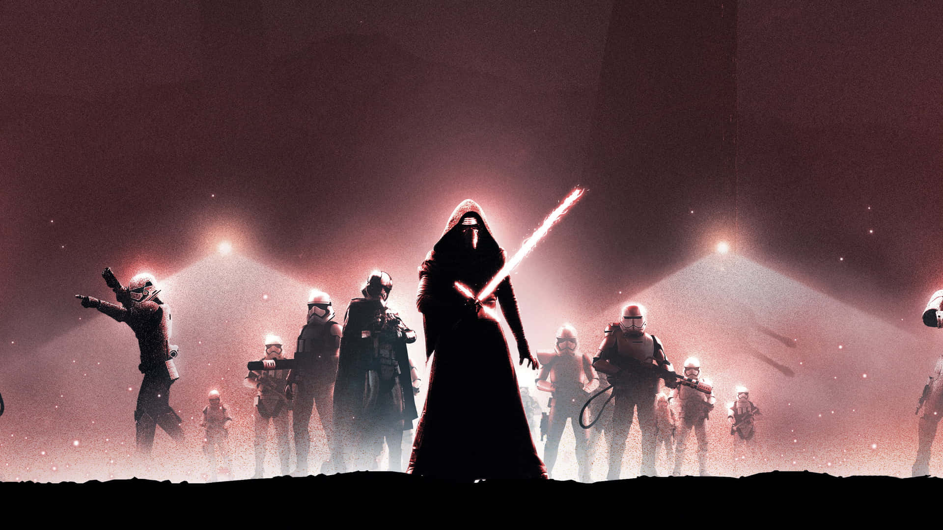 The Force Awakens Fighting Scene Wallpaper