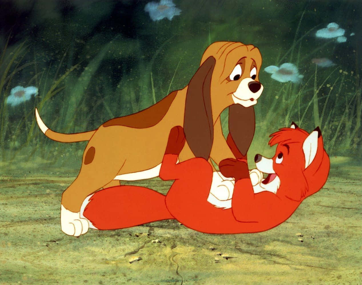 The Fox and the Hound Wallpaper Wallpaper