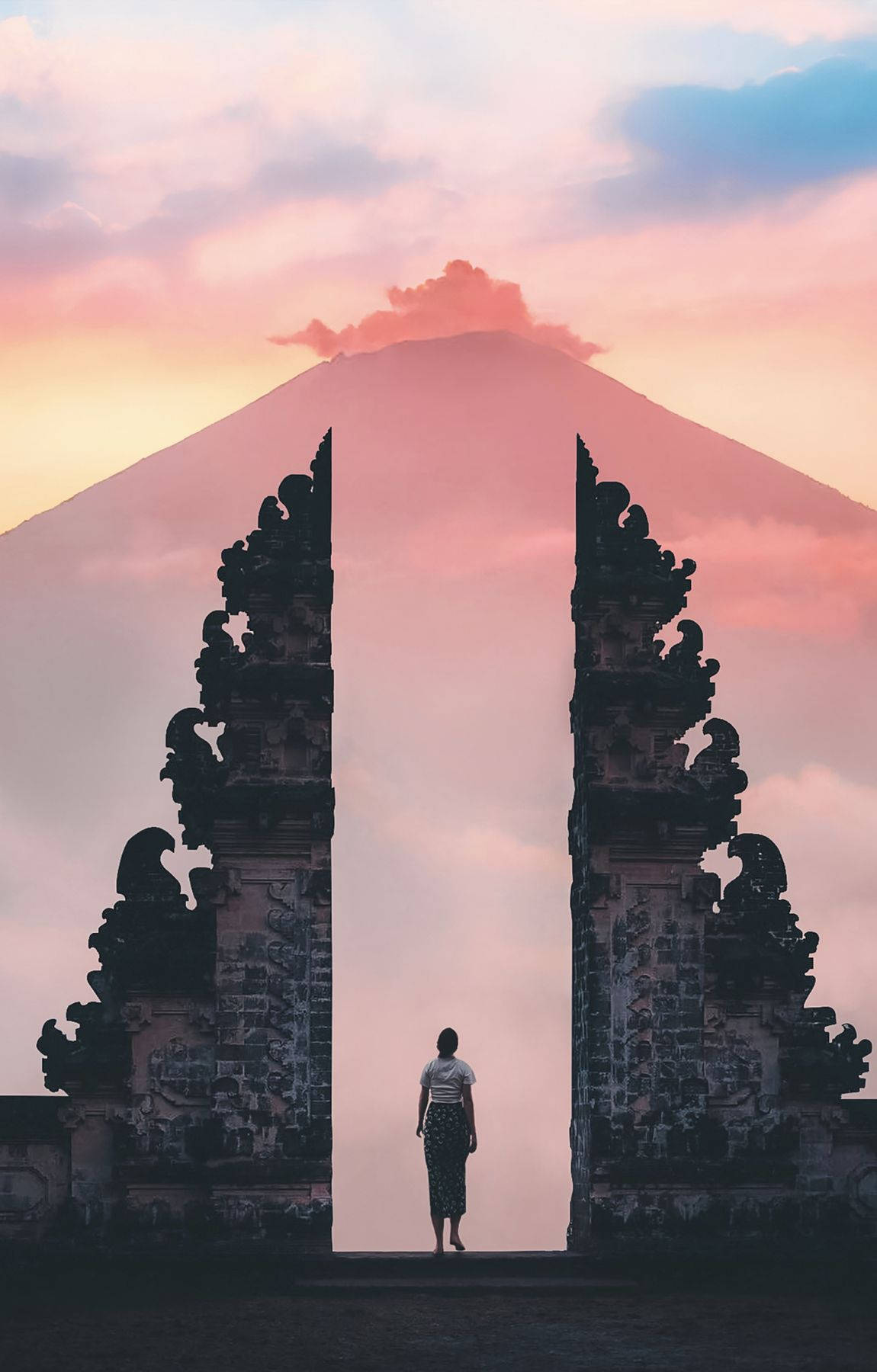 The Gates Of Heaven Temple Bali Background
