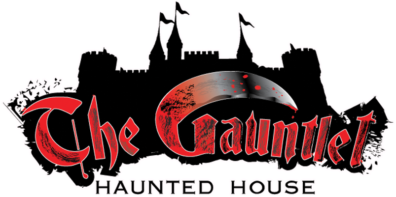 The Gauntlet Haunted House Logo PNG