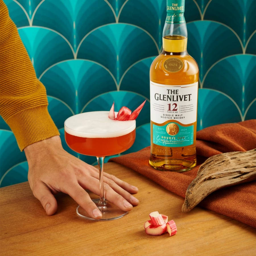 The Glenlivet 12 Year Old Cocktail Drink Wallpaper