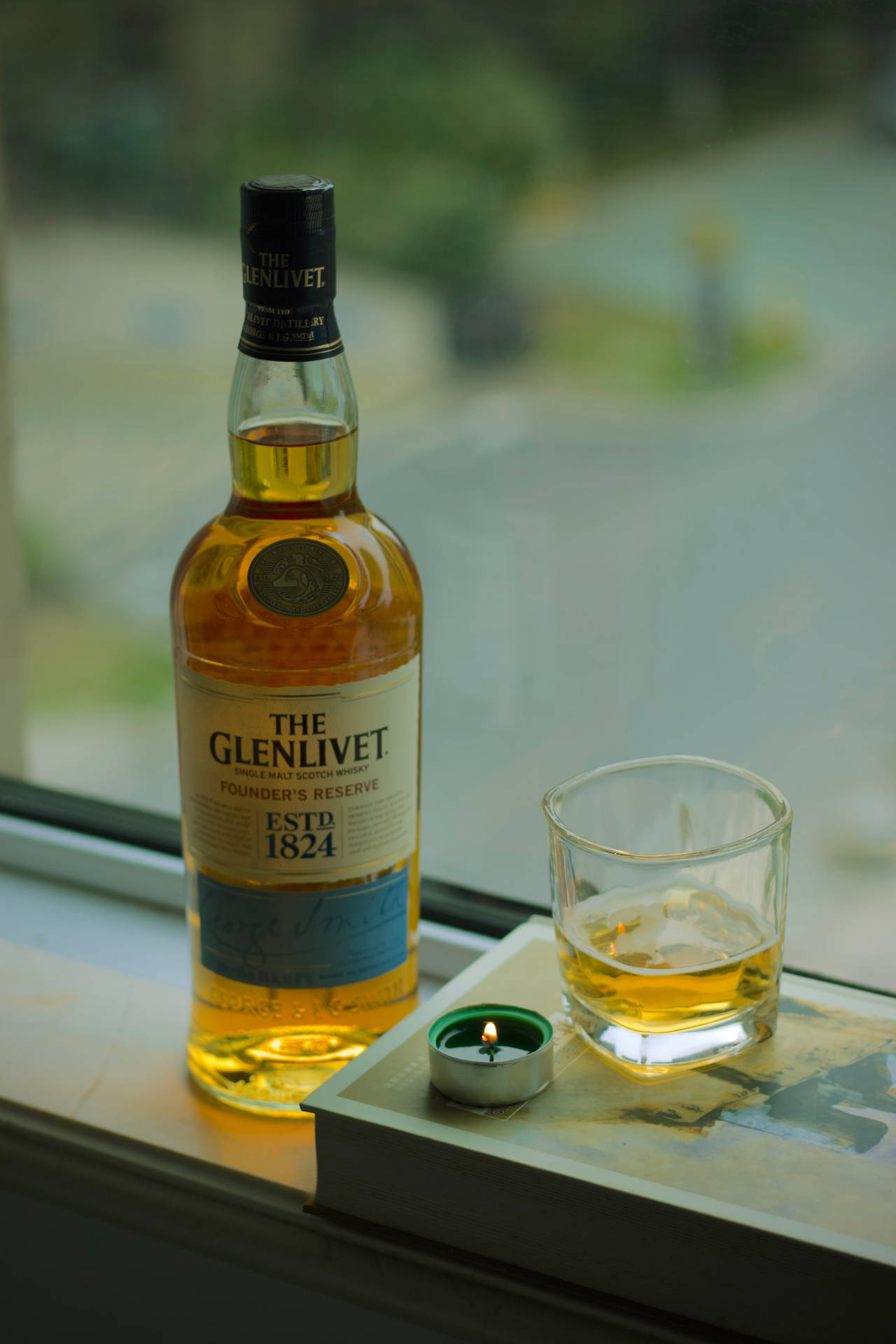 The Glenlivet Whiskey Bottle Wallpaper