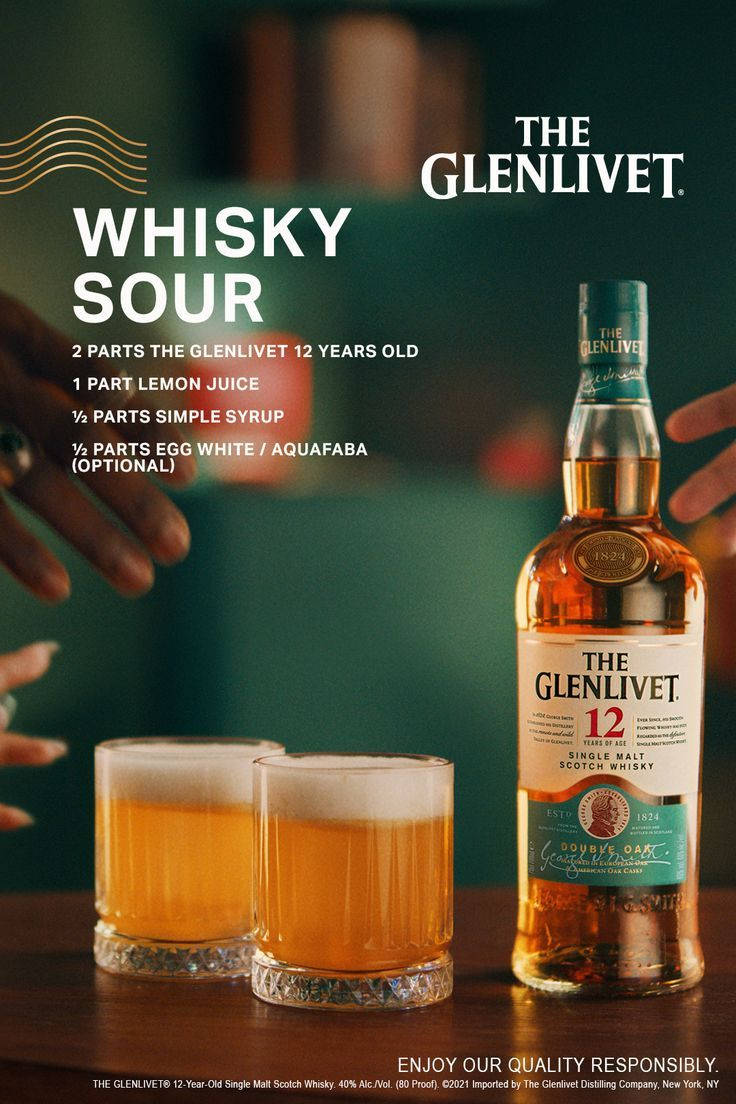 The Glenlivet Whiskey Sour Recipe Wallpaper