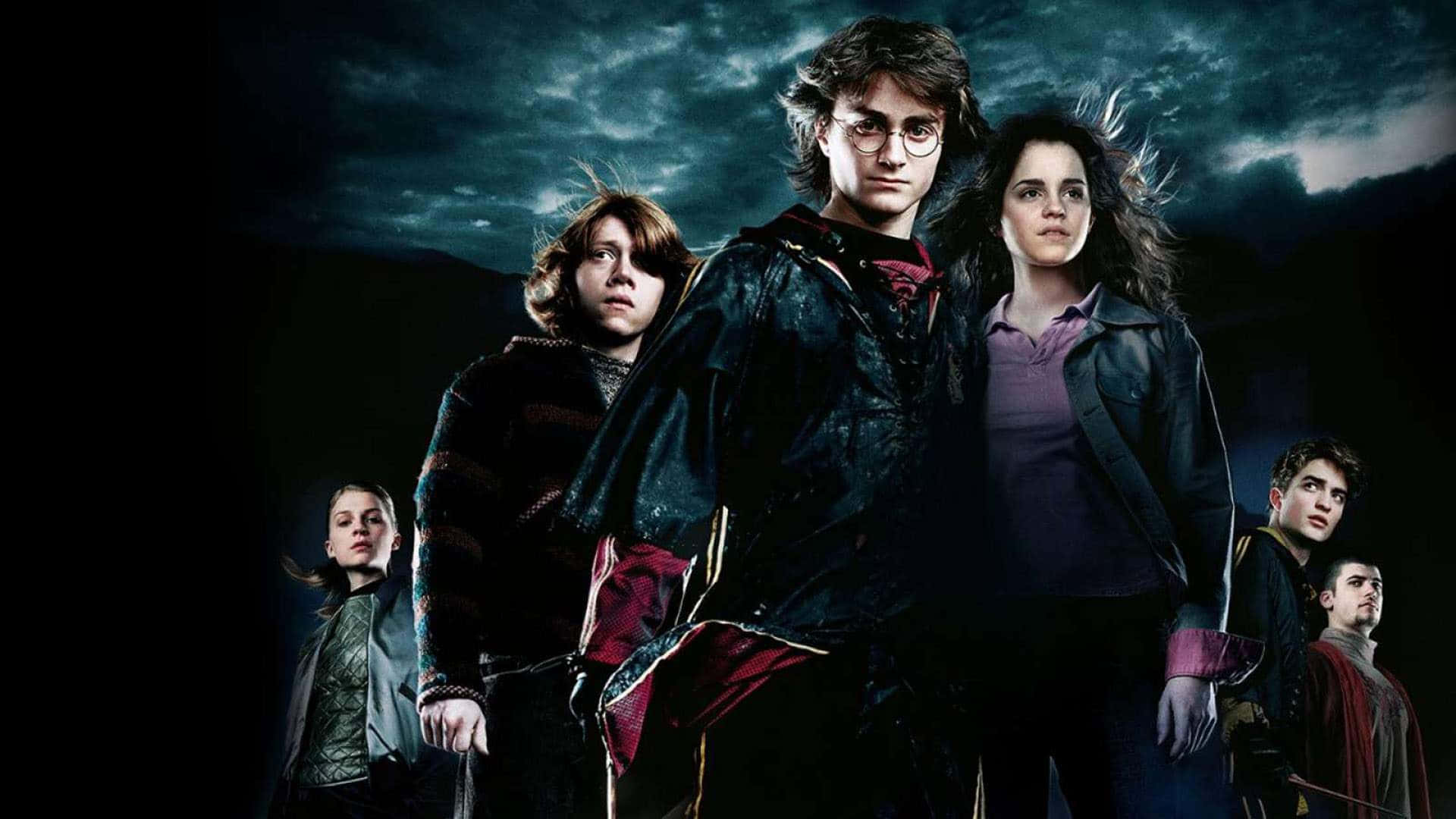 Hogwarts students compete in The Goblet Of Fire Wallpaper