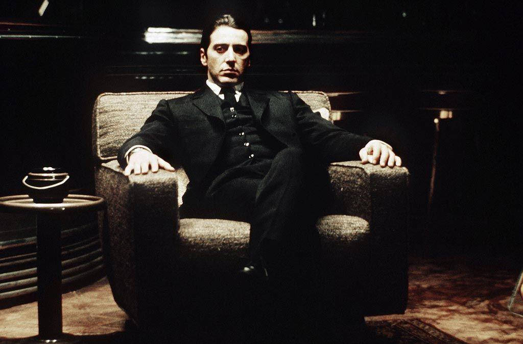 The Godfather Al Pacino On Sofa Wallpaper